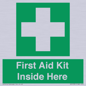 First Aid Kit Inside Here